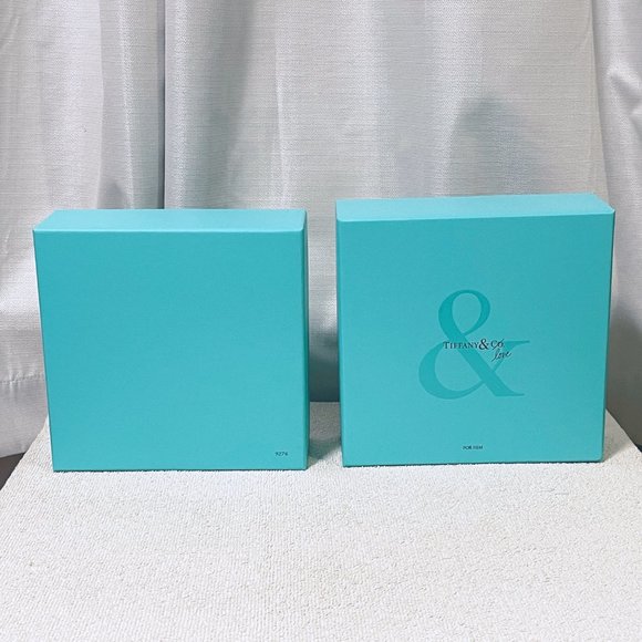 Tiffany & Co. Love For Him Blue Black Empty Fragrance Box - Picture 3 of 5